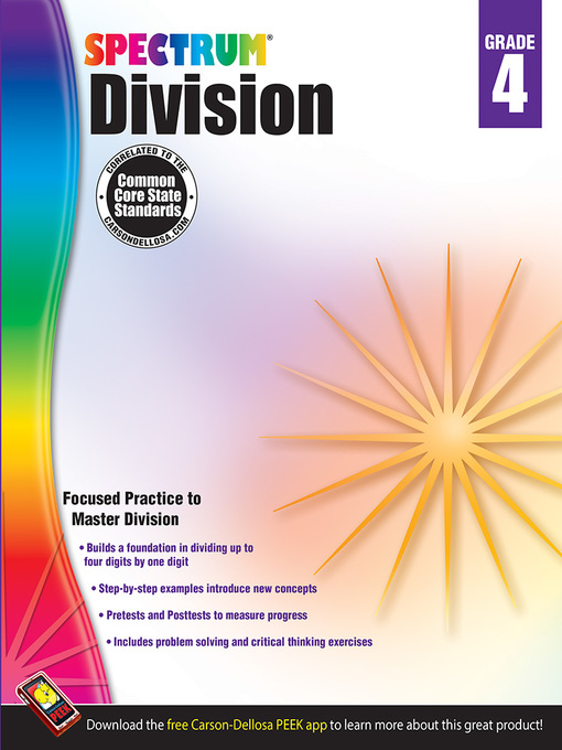 Title details for Division, Grade 4 by Spectrum - Wait list